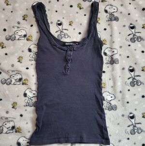 Bluenotes Ruffle Tank Top